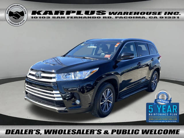2018 Toyota Highlander XLE FWD photo