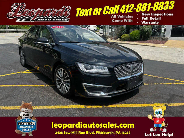 2018 Lincoln MKZ Select AWD photo