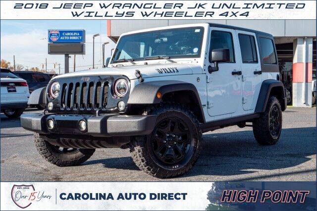 2018 Jeep Wrangler Unlimited Willys Wheeler 4WD photo