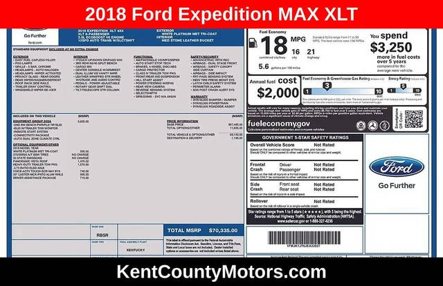 2018 Ford Expedition Max XLT 4WD photo