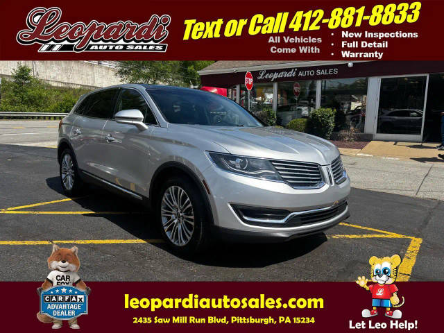 2018 Lincoln MKX Reserve AWD photo