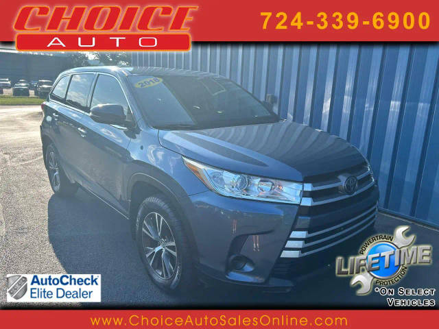 2018 Toyota Highlander LE FWD photo
