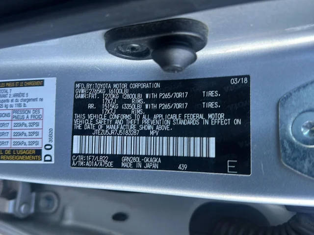 2018 Toyota 4Runner SR5 Premium RWD photo