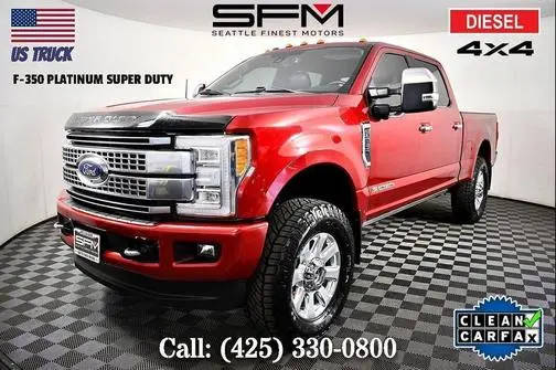 2018 Ford F-350 Super Duty Platinum 4WD photo