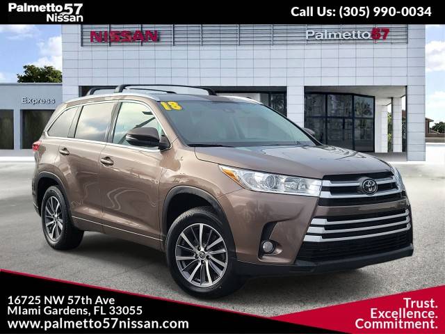 2018 Toyota Highlander XLE FWD photo