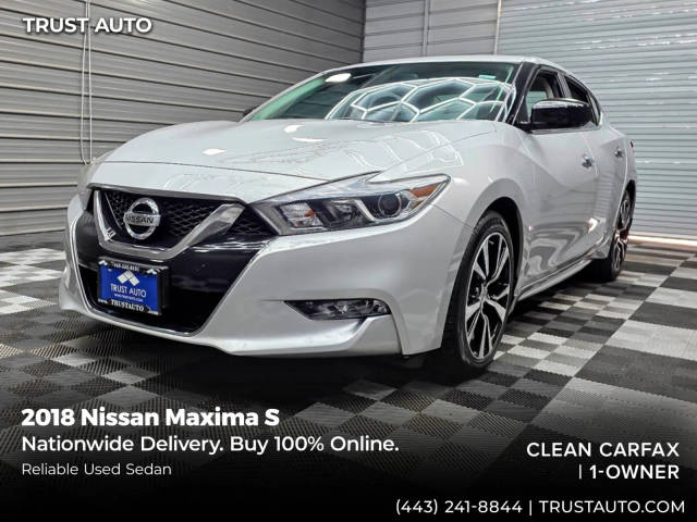2018 Nissan Maxima S FWD photo