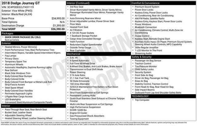 2018 Dodge Journey GT AWD photo