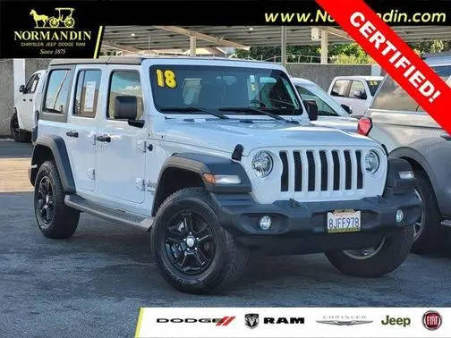 2018 Jeep Wrangler Unlimited Sport S 4WD photo