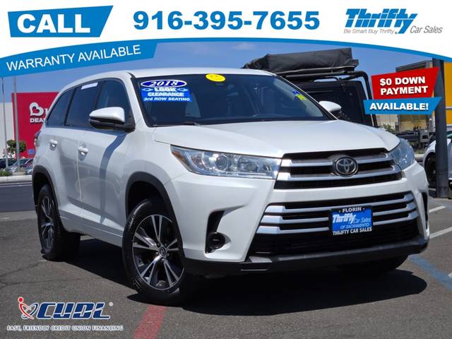 2018 Toyota Highlander LE FWD photo