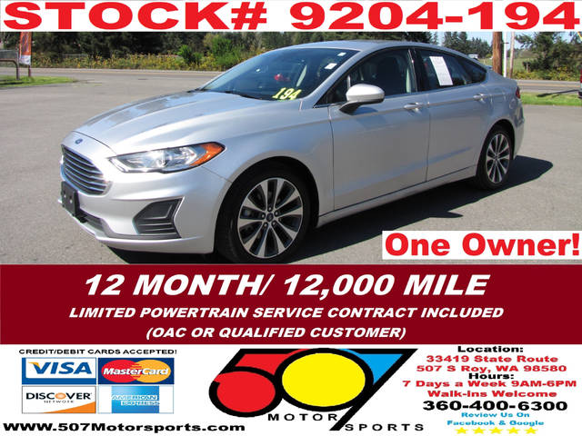 2019 Ford Fusion SE AWD photo