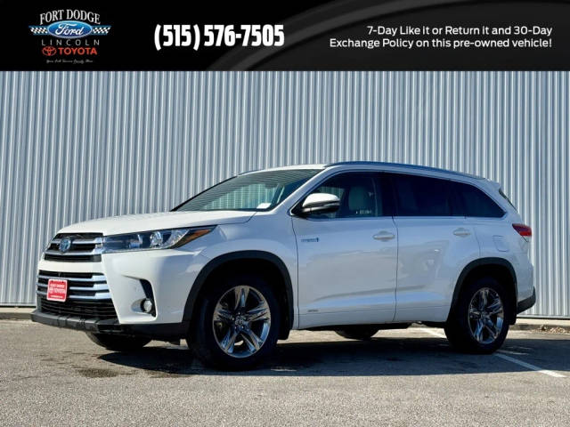 2018 Toyota Highlander Hybrid Limited Platinum AWD photo