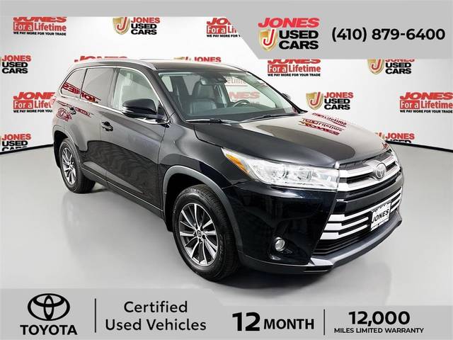 2019 Toyota Highlander XLE AWD photo