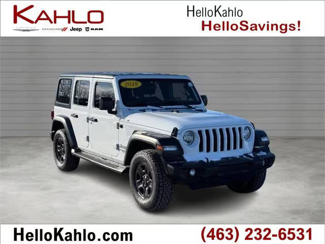 2018 Jeep Wrangler Unlimited Sport 4WD photo