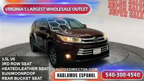 2019 Toyota Highlander XLE FWD photo
