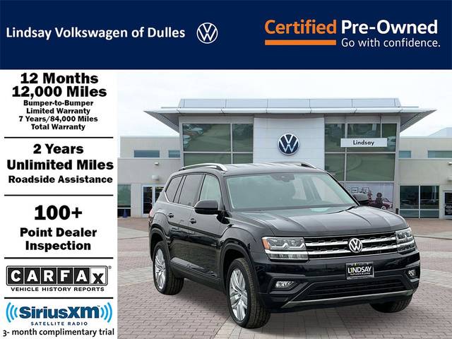 2019 Volkswagen Atlas 3.6L V6 SE w/Technology AWD photo
