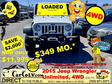 2015 Jeep Wrangler Unlimited Sport 4WD photo