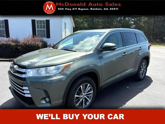 2019 Toyota Highlander XLE FWD photo