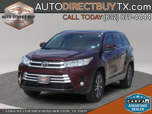 2019 Toyota Highlander XLE FWD photo