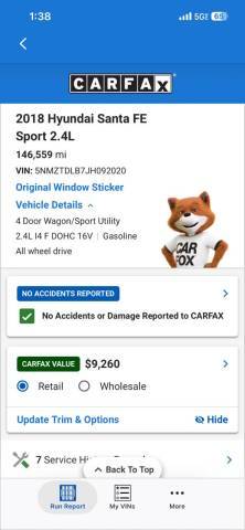 2018 Hyundai Santa Fe Sport 2.4L AWD photo