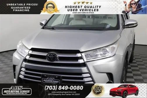 2019 Toyota Highlander LE AWD photo