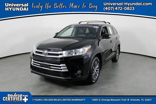 2019 Toyota Highlander XLE AWD photo