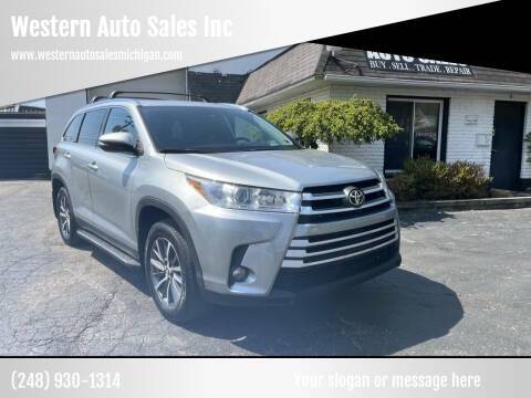 2019 Toyota Highlander XLE AWD photo
