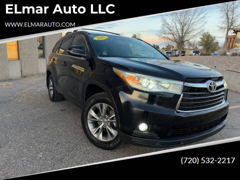 2015 Toyota Highlander XLE AWD photo