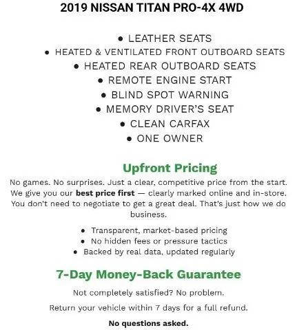 2019 Nissan Titan PRO-4X 4WD photo