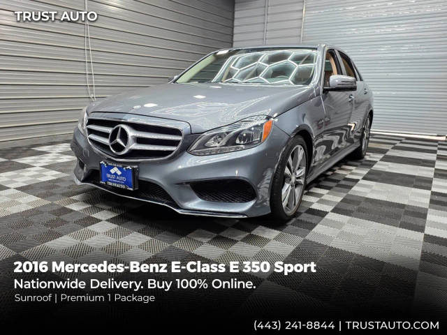 2016 Mercedes-Benz E-Class E 350 Sport RWD photo