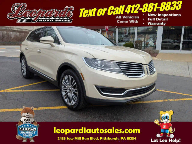 2016 Lincoln MKX Reserve AWD photo