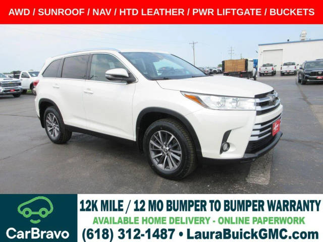 2019 Toyota Highlander XLE AWD photo
