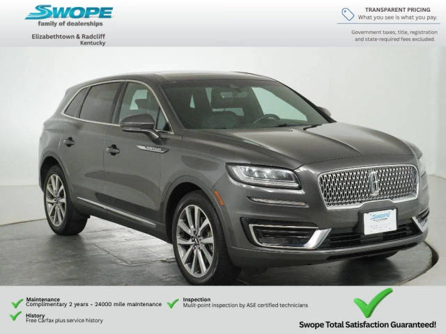 2019 Lincoln Nautilus Select AWD photo
