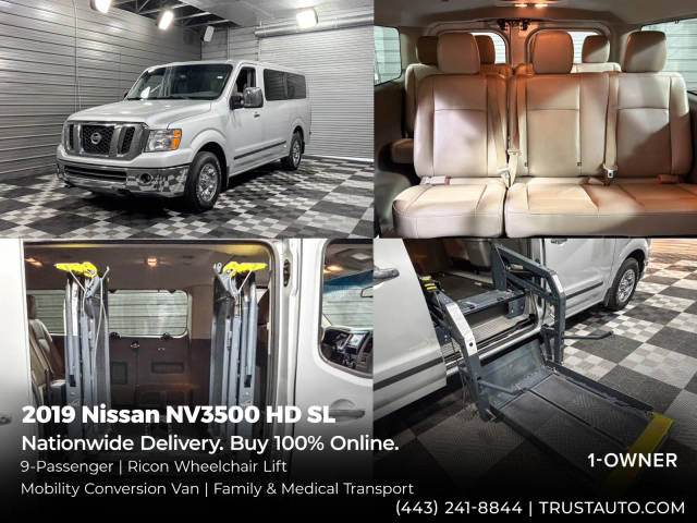 2019 Nissan NV Passenger NV3500 HD SL RWD photo