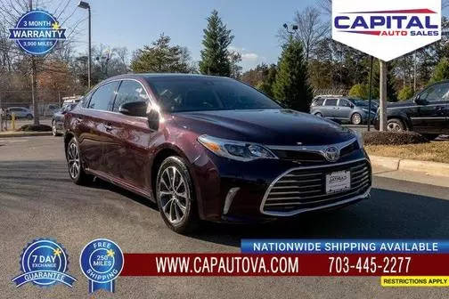 2018 Toyota Avalon XLE FWD photo