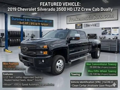 2019 Chevrolet Silverado 3500HD LTZ 4WD photo