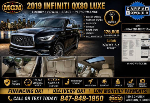 2019 Infiniti QX80 LUXE 4WD photo