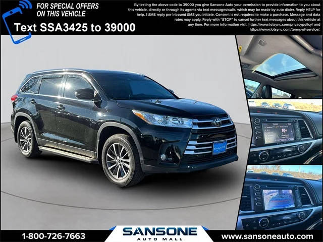 2019 Toyota Highlander XLE AWD photo