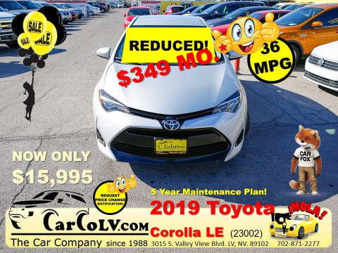 2019 Toyota Corolla LE FWD photo