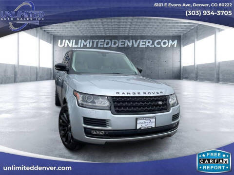 2015 Land Rover Range Rover Supercharged 4WD photo