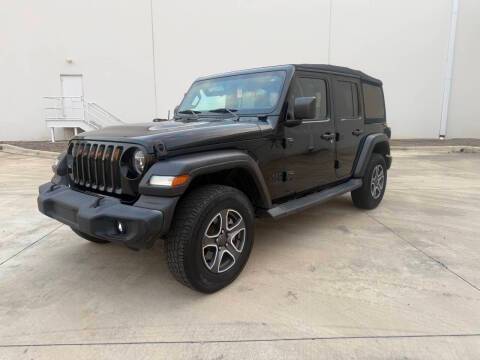 2020 Jeep Wrangler Unlimited Black and Tan 4WD photo