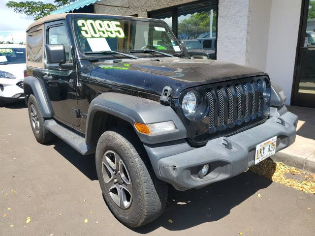 2020 Jeep Wrangler Black and Tan 4WD photo