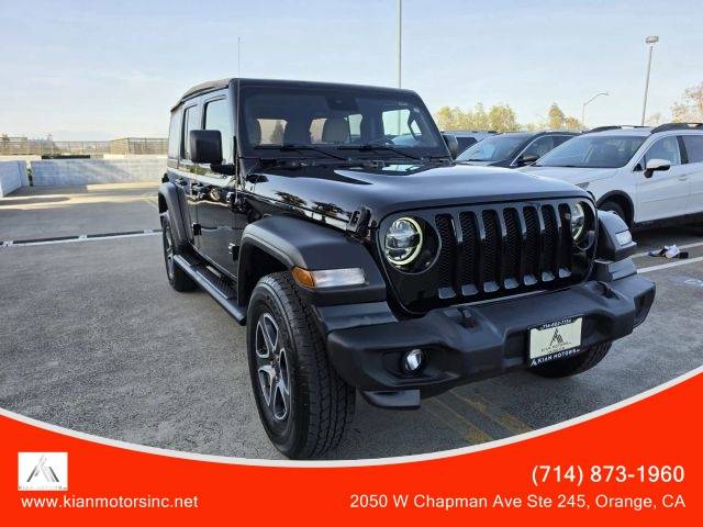 2020 Jeep Wrangler Unlimited Black and Tan 4WD photo