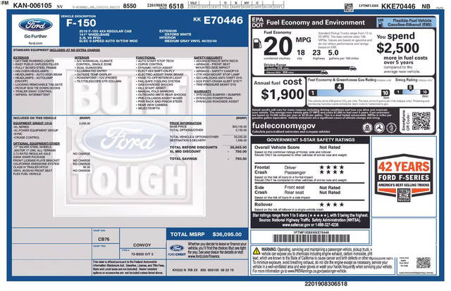 2019 Ford F-150 XL 4WD photo