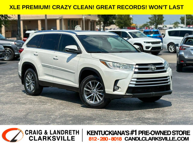 2019 Toyota Highlander XLE FWD photo