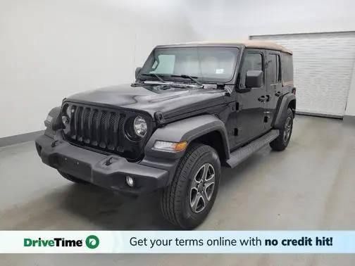 2020 Jeep Wrangler Unlimited Black and Tan 4WD photo