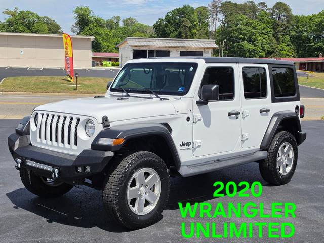 2020 Jeep Wrangler Unlimited Black and Tan 4WD photo