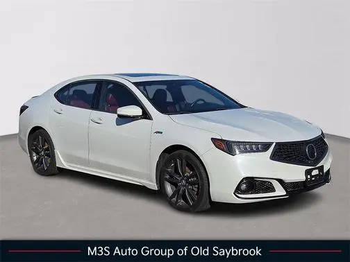 2020 Acura TLX w/Technology/A-Spec Pkg Red Leather AWD photo