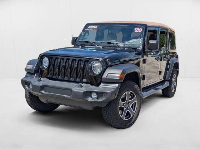 2020 Jeep Wrangler Unlimited Black and Tan 4WD photo