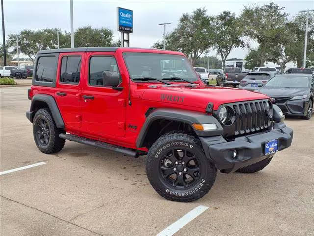 2020 Jeep Wrangler Unlimited Willys 4WD photo