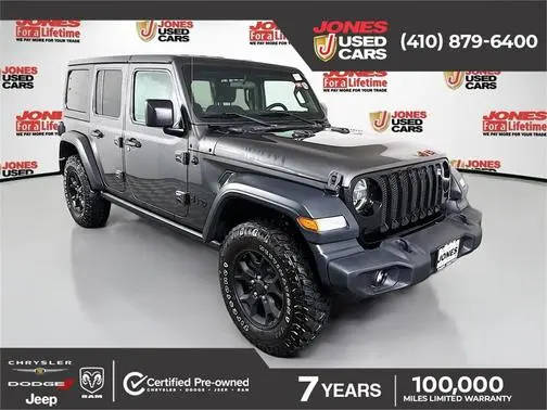 2020 Jeep Wrangler Unlimited Willys 4WD photo